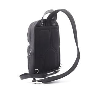 Prada Bag Waist Re Belt Body Leather Nylon Crossbody Black Saffiano